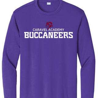 Sport Tek Unisex Dri fit long sleeve tee - Purple (Adult sizes)