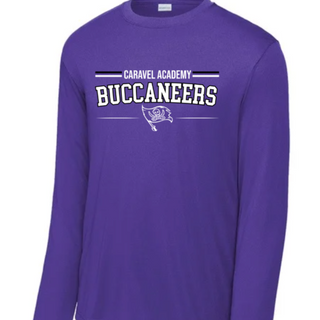Sport Tek Unisex Dri fit long sleeve tee - Purple (Youth & Unisex Adult)