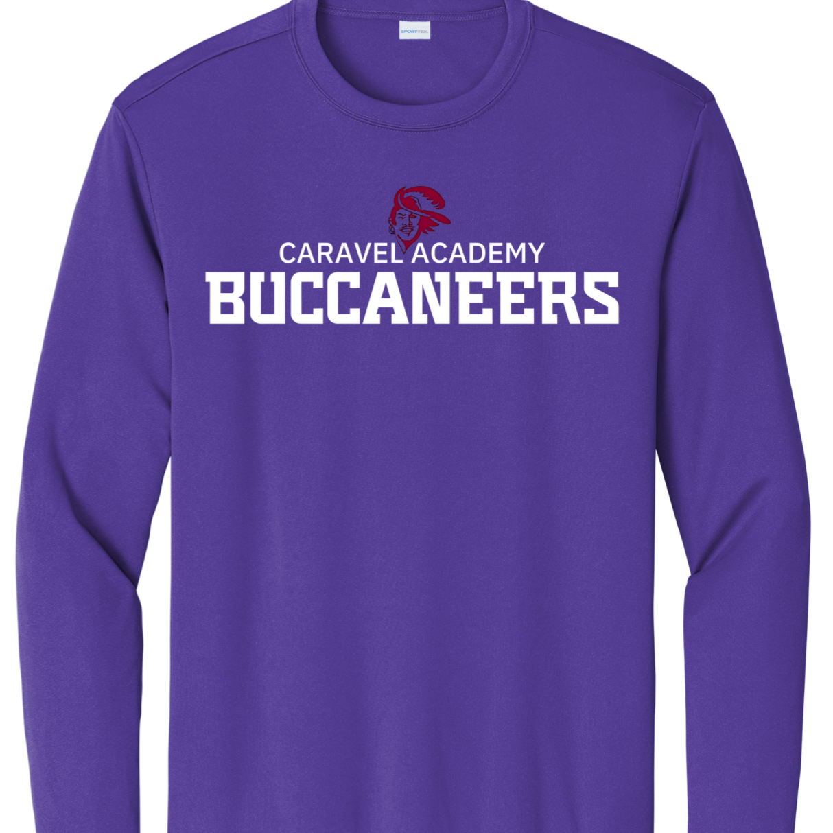 Sport Tek Unisex Dri fit long sleeve tee - Purple (Adult sizes)