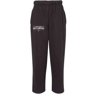 C2 Sport Open Bottom Sweatpants - Black (Youth & Unisex Adult)