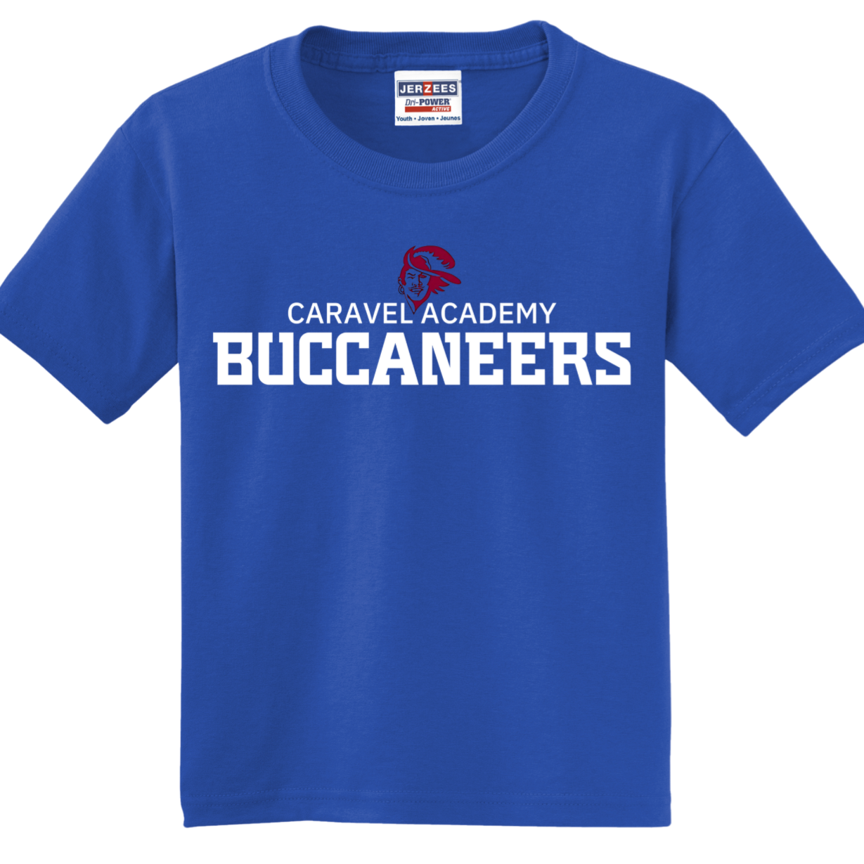 Jerzees 50/50 tee - Blue (Youth & Unisex)