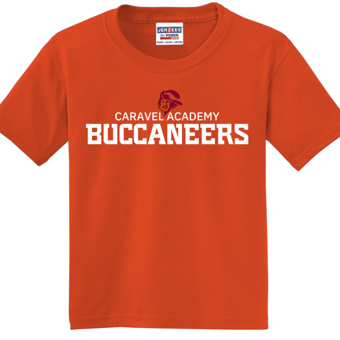 Jerzees 50/50 tee - Orange (Youth & Unisex)