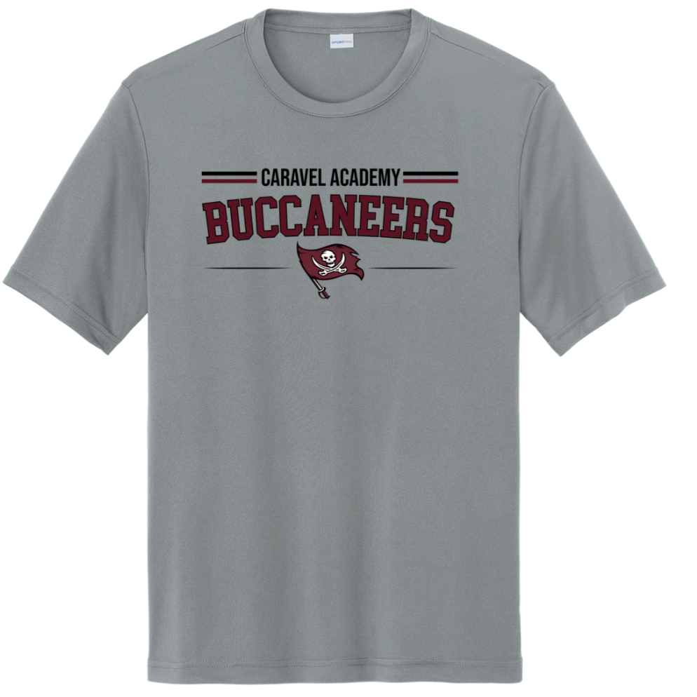Sport Tek Dri Fit Tee - Grey (Youth, Unisex & Women's)