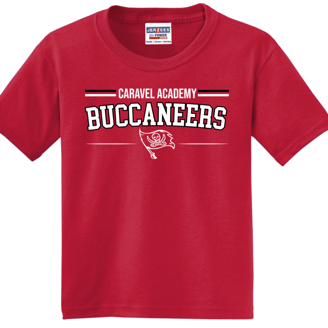 Jerzees 50/50 tee - Red (Youth & Unisex Adult)