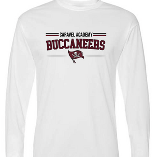 Sport Tek Dri fit long sleeve tee - White (Youth & Unisex Adult)