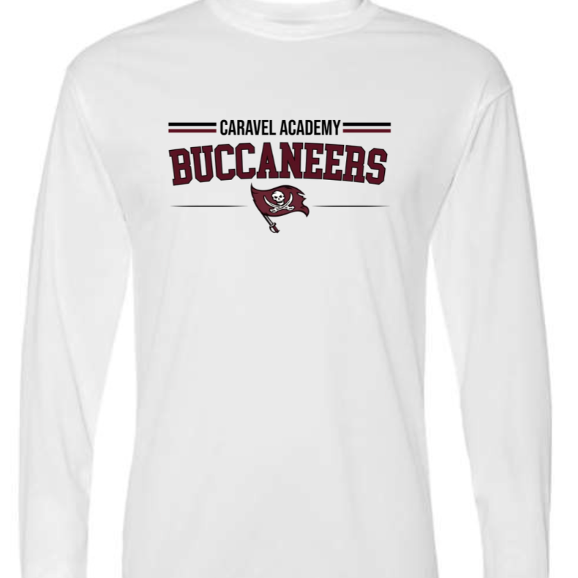 Sport Tek Dri fit long sleeve tee - White (Youth & Unisex Adult)