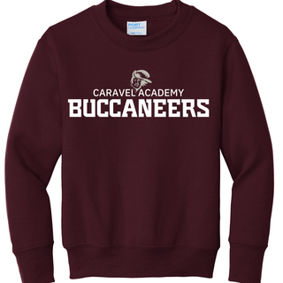 Port & Company Crewneck sweatshirt - Maroon (Youth & Unisex)