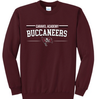 Port & Company Crewneck sweatshirt - Maroon (Youth & Unisex Adult)
