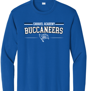 Sport Tek Unisex Dri fit long sleeve tee - Blue (Youth & Unisex Adult)