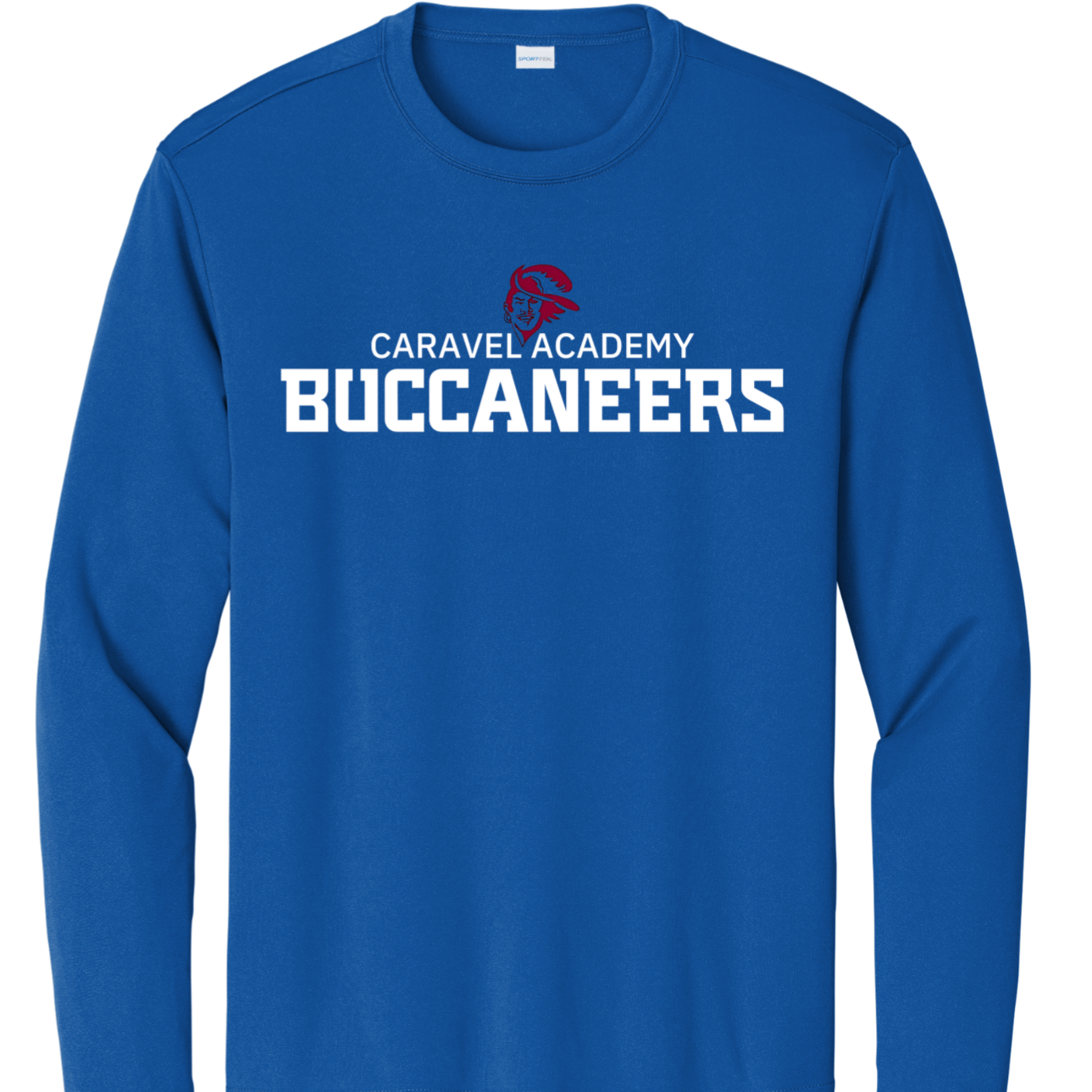 Sport Tek Unisex Dri fit long sleeve tee - Blue (Adult sizes)