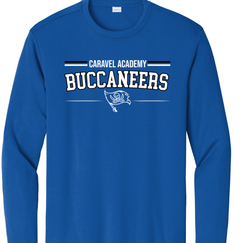 Sport Tek Unisex Dri fit long sleeve tee - Blue (Youth & Unisex Adult)