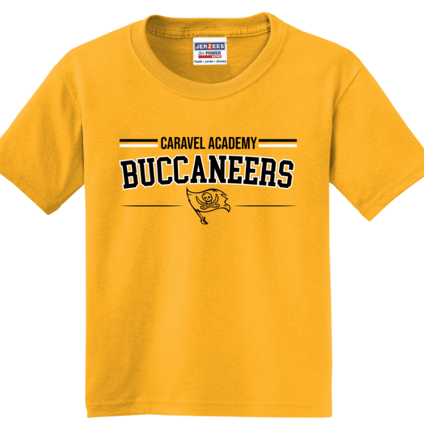 Jerzees 50/50 tee - Yellow (Youth & Unisex)