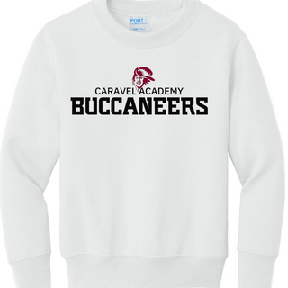 Port & Company Crewneck Sweatshirt - White (Youth & Unisex)