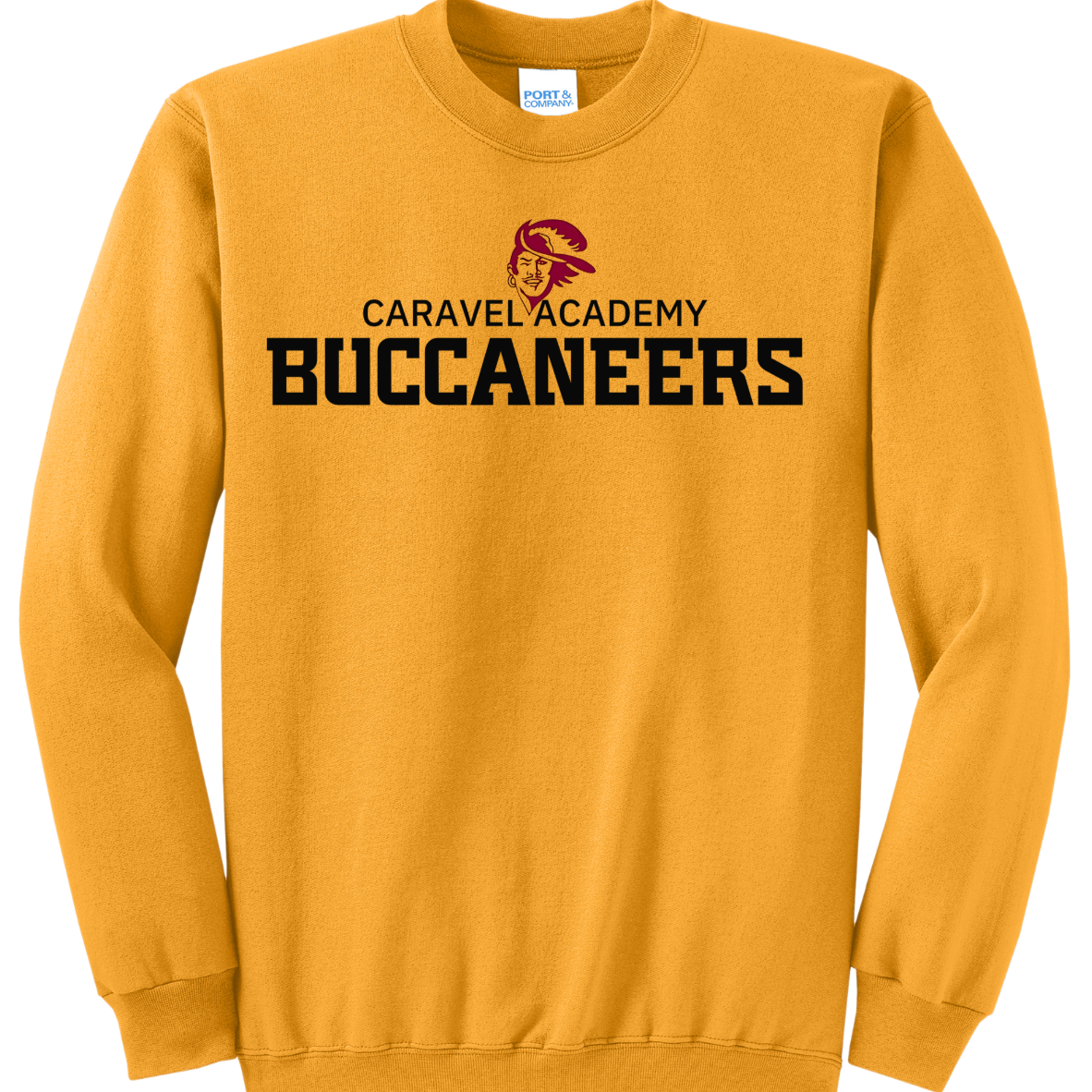 Port & Company Unisex Crewneck Sweatshirt - Yellow