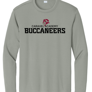 Sport Tek Dri fit long sleeve tee - Grey (Youth & Unisex) 