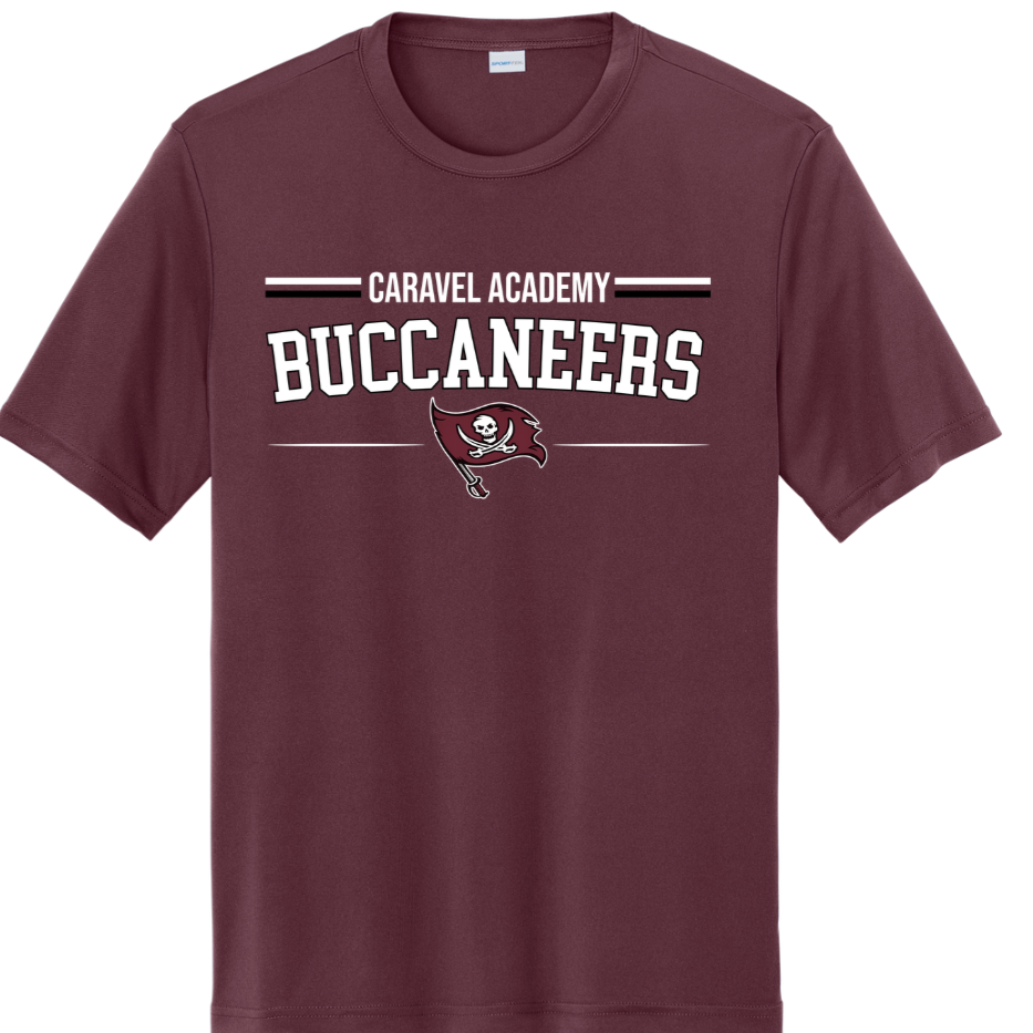 Sport Tek Dri Fit Tee - Maroon (Youth, Unisex & Women's)