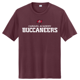 Sport Tek Dri Fit Tee - Maroon (Youth, Unisex & Women's) - FLAG 2024 logo