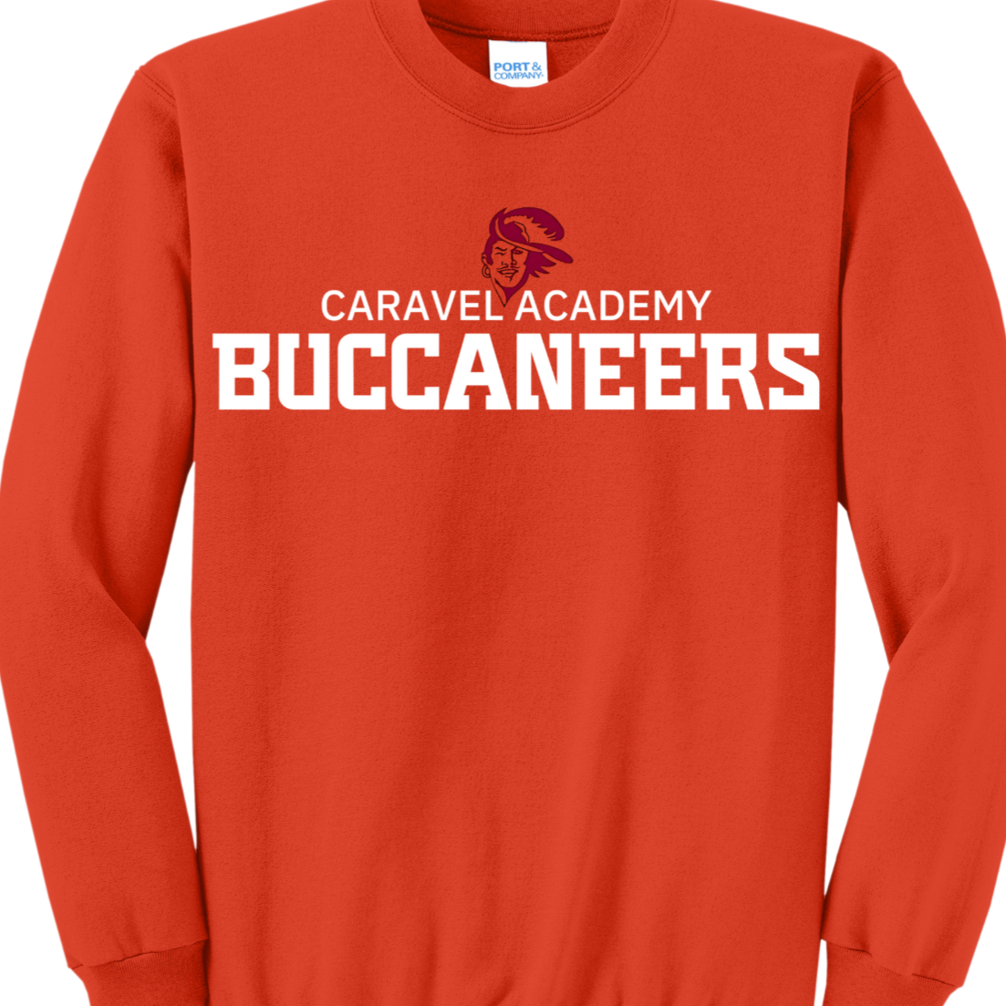 Port & Company Unisex Crewneck Sweatshirt - Orange