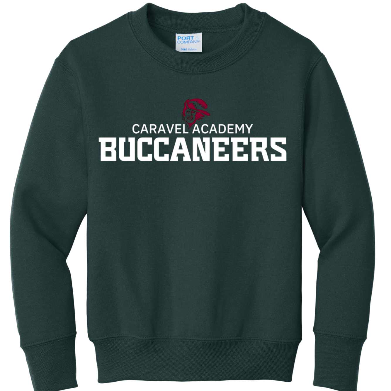 Port & Company Crewneck Sweatshirt - Green (Youth & Unisex)