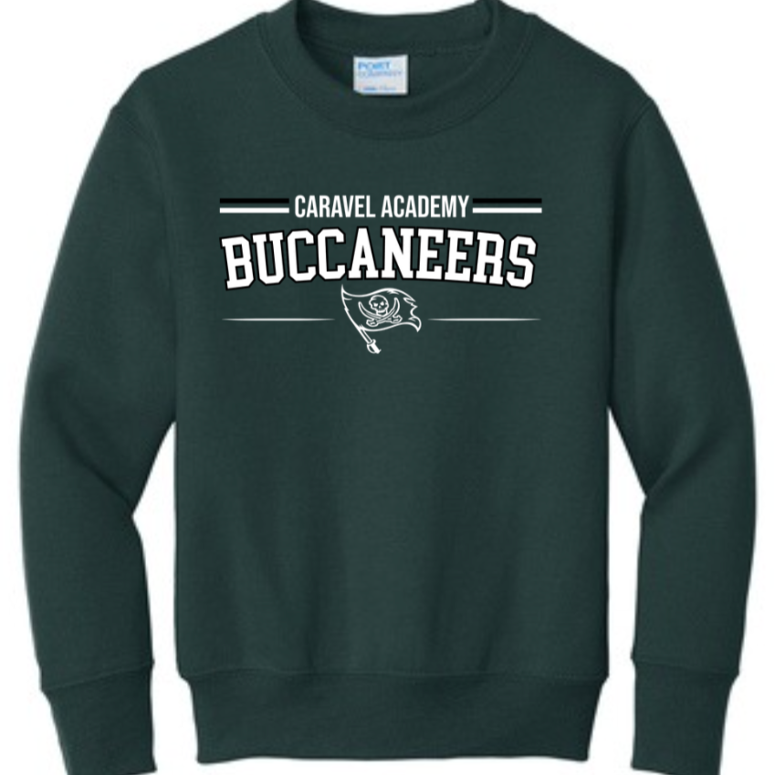 Port & Company Crewneck Sweatshirt - Green (Youth & Unisex Adult)