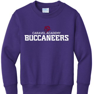 Port & Company Crewneck Sweatshirt - Purple (Youth & Unisex)