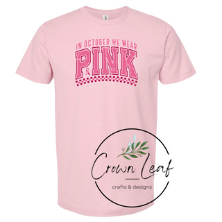 Collegiate-Style Distressed Pink Design [Youth Sizes]