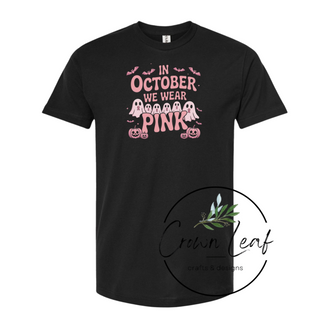 Cute Ghost and Pumpkin Design [Youth Sizes]