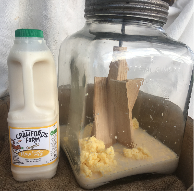 Plastic Raw Buttermilk