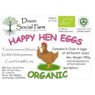 Doon Social Farm Organic Chicken Eggs