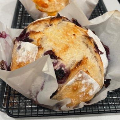 Lemon Blueberry Sourdough