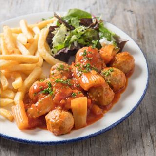 Balletjes in tomatensaus - Kinderen tot 5 jaar 