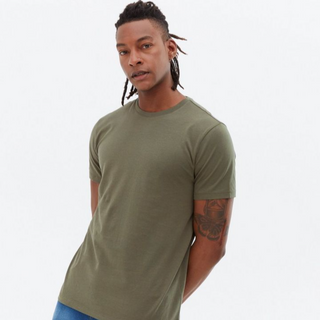 Round Neck T-Shirt - Unisex - Khaki