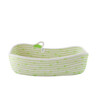 Rectangular Basket (S) - Pistachio Green Soft Serve Sprinkles (BSK124212PDW-S)