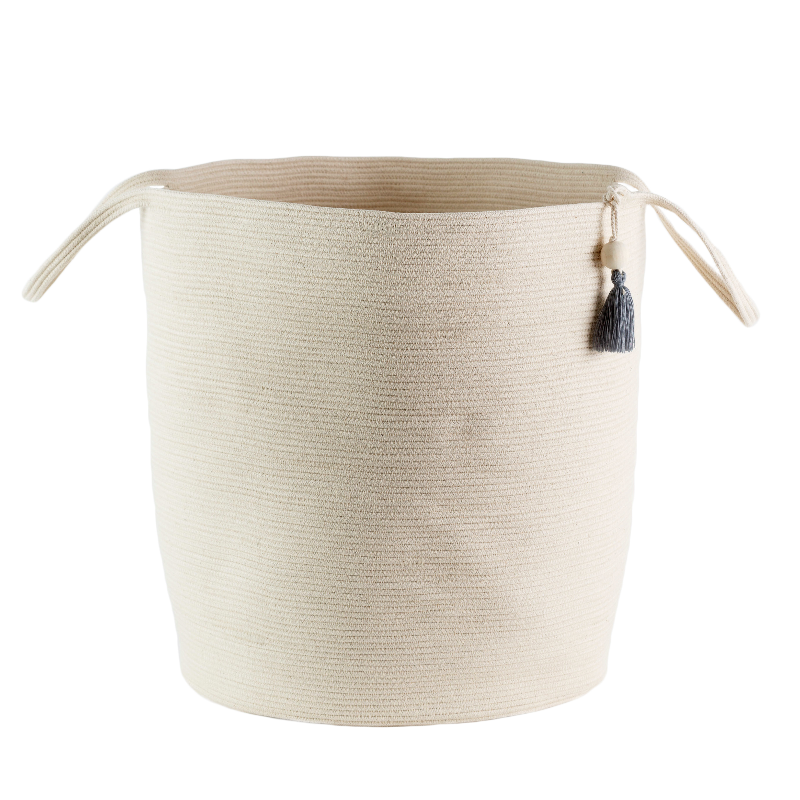 Floor Basket - Ivory (BSK10610W) Main Image