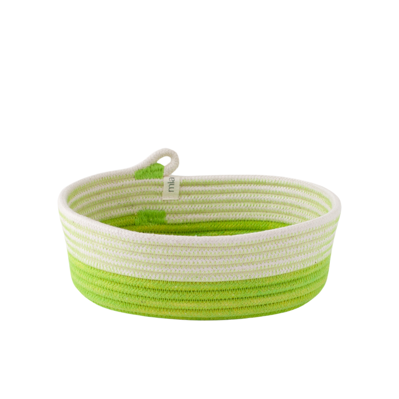 Essential Oval Basket (XS) - Pistachio Green Soft Serve (BSK103525W-XS)