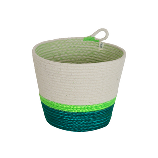 CSS Planter - Green & Neon Green Poly (BSK117462452W)