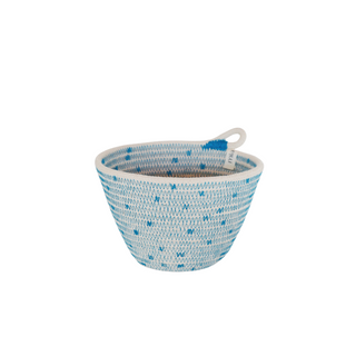 Petite Planter (XXS) - Teal Polka-Dot (BSK117202PDW-XXS)