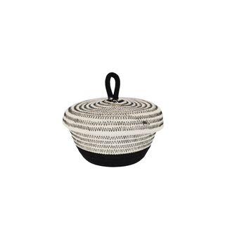 Petite Lidded Basket (XS) - Liquorice (BSK11820W-XS)