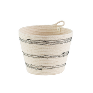 Planter - Stitched Striped (black) (BSK11711W)