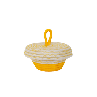 Petite Lidded Basket - Neon Yellow (BSK118431W-XS)