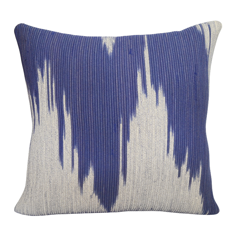 Scatter Cushion - Blue Ikat (SCC1060W) Main Image