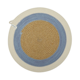 Placemat - Jute & Blue-Grey B (BSK11296161BW)