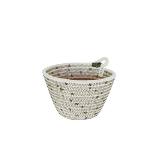 Petite Planter (XXS)- Olive Polka-Dot (BSK117205PDW-XXS)