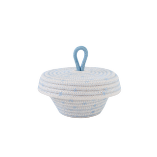 Petite Lidded Basket - Bubblegum Blue Soft Serve Sprinkles (BSK118209PDW-XS)