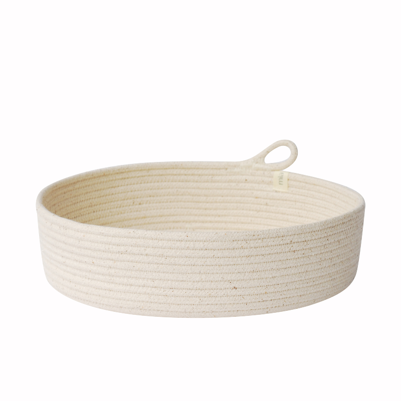 Table Basket - Ivory (BSK10110W) Main Image