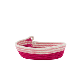 Petite Oval Basket  (XXS) - Fuchsia Fruit Pastilles (BSK103381W-XXS)