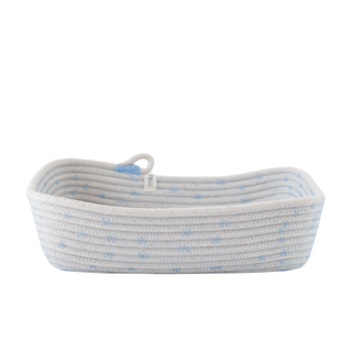 Rectangular Basket (S) - Bubblegum Blue Soft Serve Sprinkles (BSK124209PDW-S)