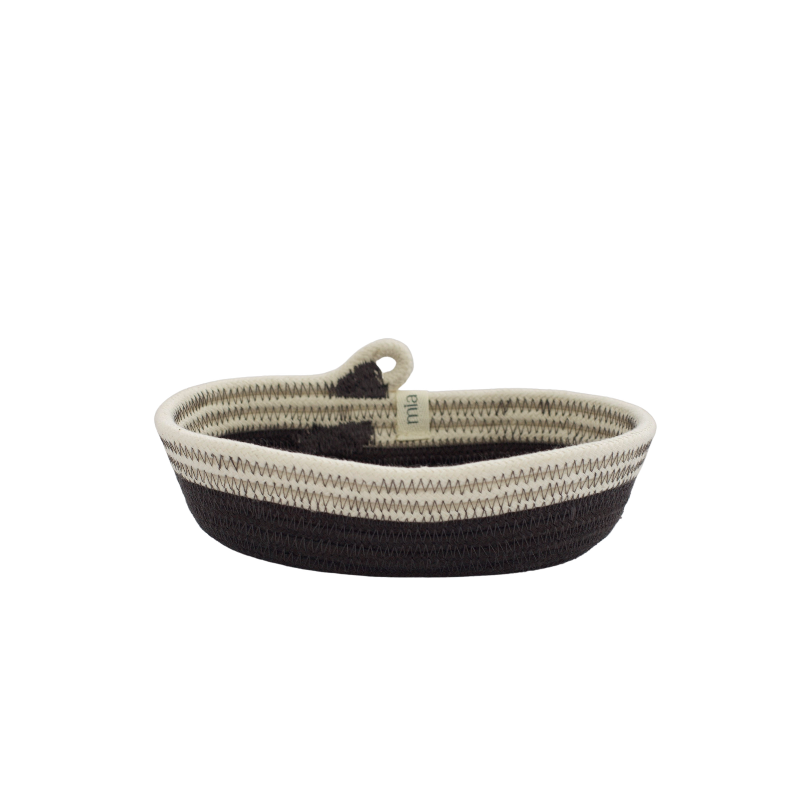 Petite Oval Basket (XXS) - Charcoal Fruit Pastilles (BSK10333W-XXS) Main Image