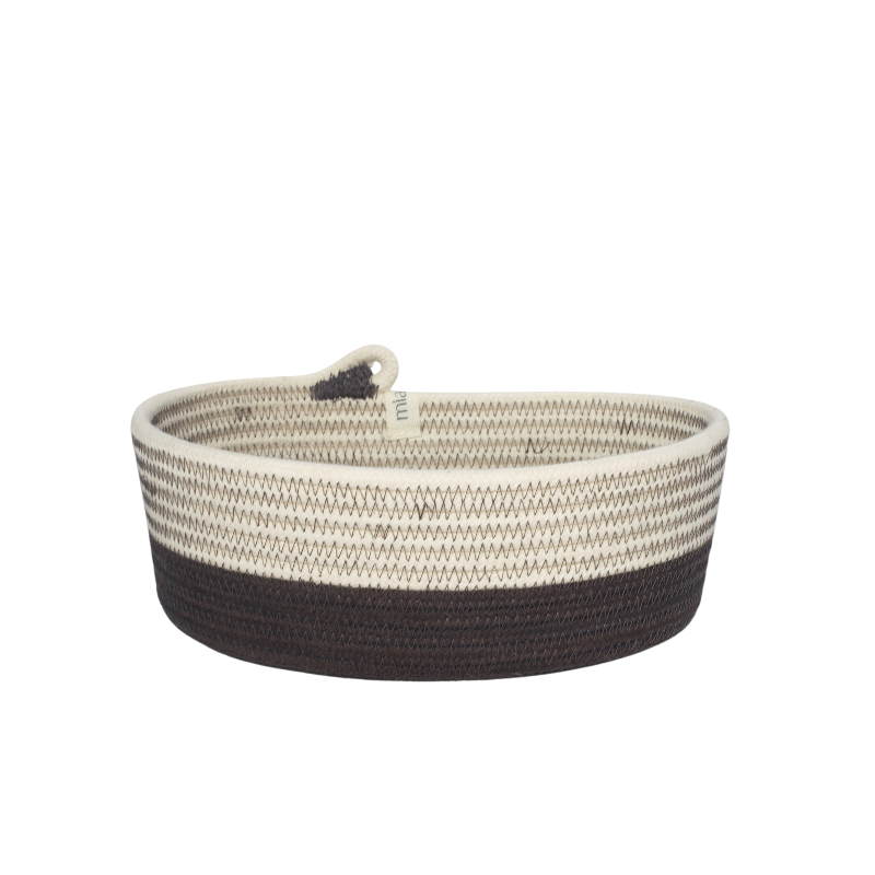 Essential Oval Basket (XS) - Charcoal Fruit Pastilles (BSK10333W-XS) Main Image