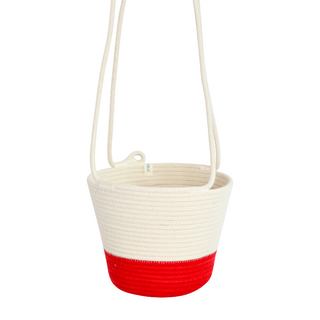 Hanging Planter - Red Block (BSK121133W)